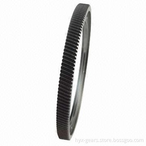 Hobbing helical gear with stainless steel, 11cm outside diameter